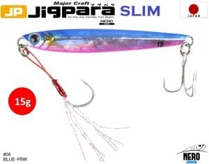 MC Jigpara Micro Slim JPMSL-15gr #04 Blue Pink