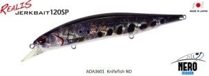 Realis Jerkbait 120SP ADA3061 Knifefish ND