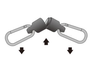 Daiichiseiko Carabiner Holder MG 5000 Silver
