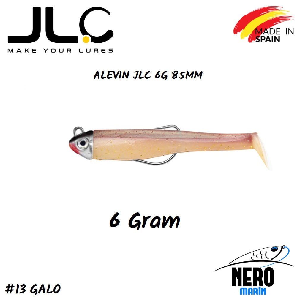 JLC Alevin Silikon Balık 6gr. Kafa 85mm Vücut #13 Galo