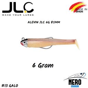 JLC Alevin Silikon Balık 6gr. Kafa 85mm Vücut #13 Galo