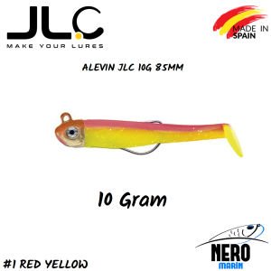 JLC Alevin Silikon Balık 10gr. Kafa 85mm Vücut #1 Red Yellow