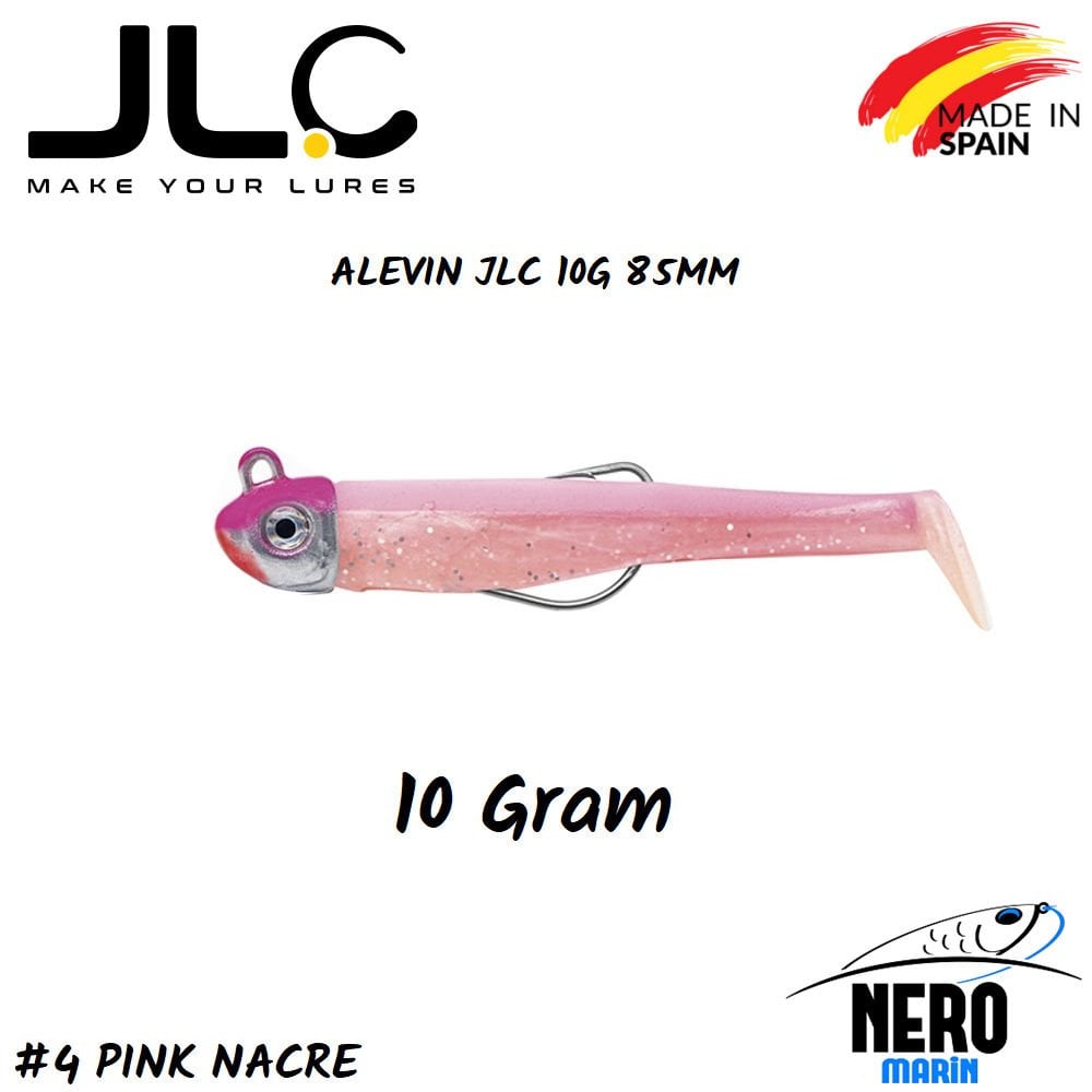 JLC Alevin Silikon Balık 10gr. Kafa 85mm Vücut #4 Pink Nacre