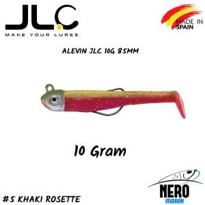 JLC Alevin Silikon Balık 10gr. Kafa 85mm Vücut #5 Khaki Rosette