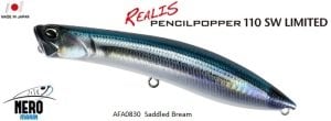 Realis Pencil Popper SW Limited 110SW  AFA0830 / Saddled Bream ND