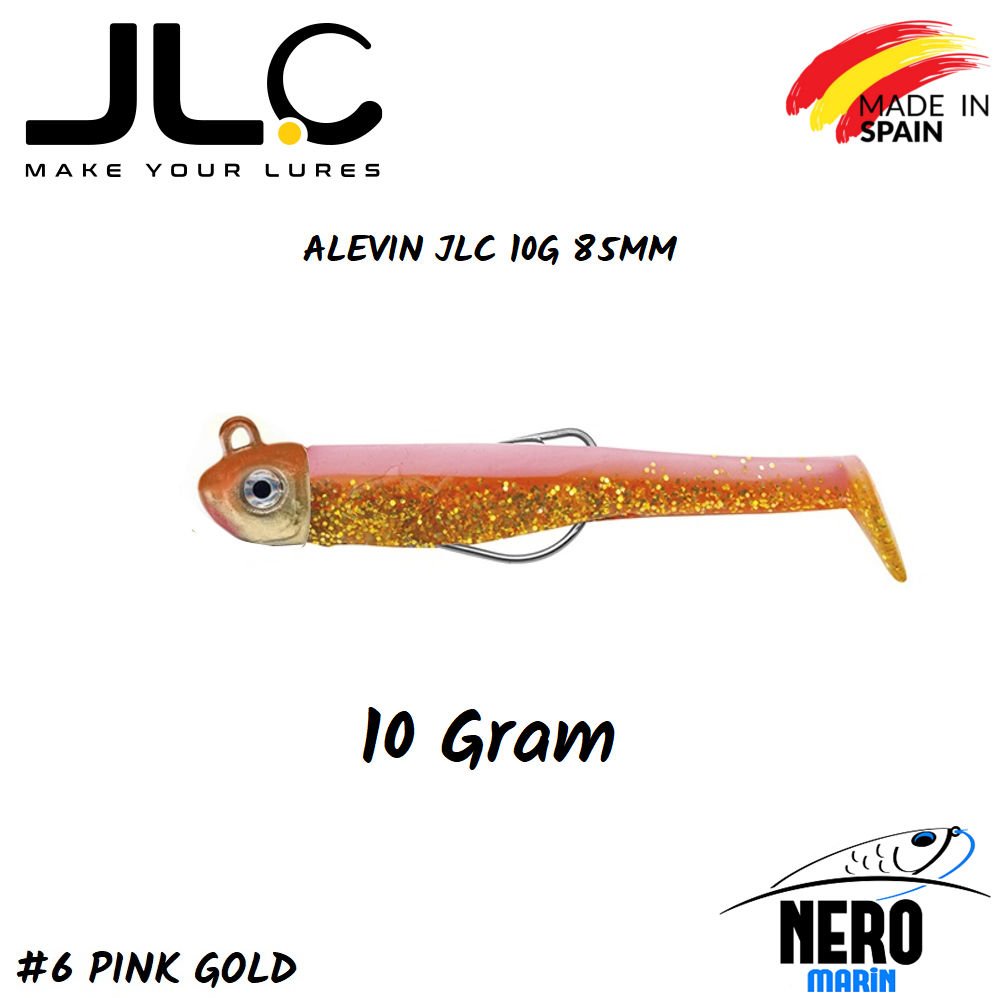 JLC Alevin Silikon Balık 10gr. Kafa 85mm Vücut #6 Pink Gold
