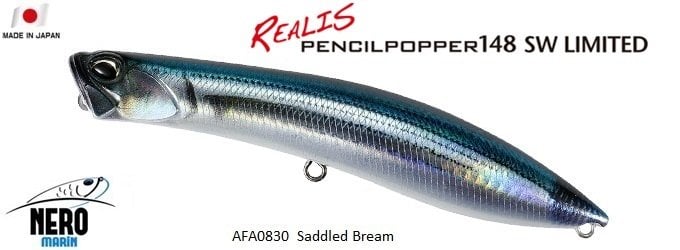 Realis Pencil Popper SW Limited 148SW  AFA0830 / Saddled Bream ND