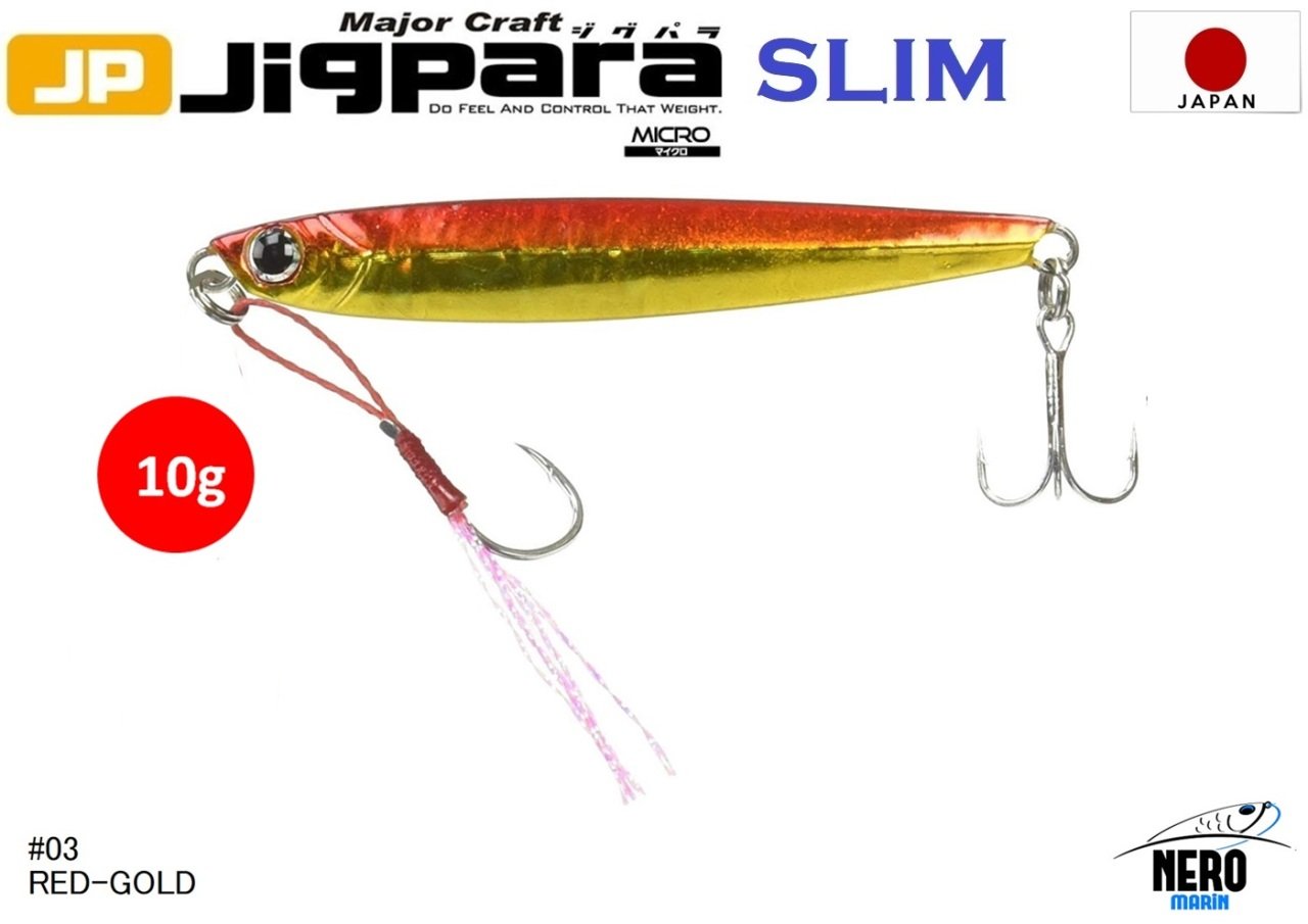 MC Jigpara Micro Slim JPMSL-10gr #03 Red Gold