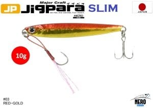 MC Jigpara Micro Slim JPMSL-10gr #03 Red Gold