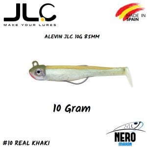 JLC Alevin Silikon Balık 10gr. Kafa 85mm Vücut #10 Real Khaki