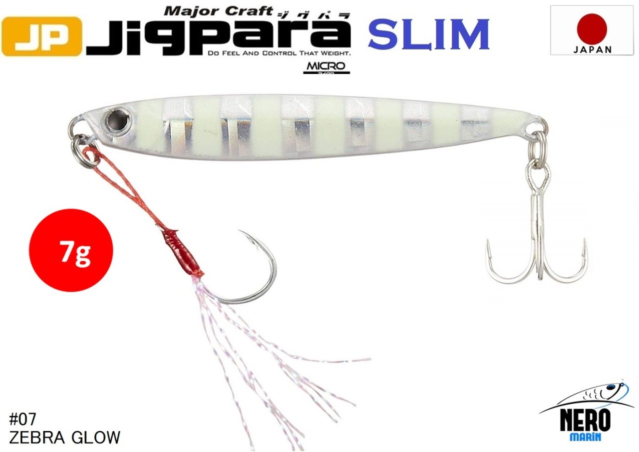 MC Jigpara Micro Slim JPMSL-7gr #07 Zebra Glow