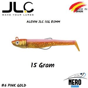 JLC Alevin Silikon Balık 15gr. Kafa 85mm Vücut #6 Pink Gold