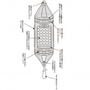 Daiichiseiko Lark Kago Mazmoz Yemleme Kafesi Xl