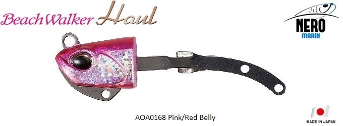 Beach Walker Haul Head 14 Gr.  AOA0168 / Pink Red Belly