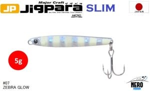 MC Jigrapa Micro Slim JPMSL-5gr #07 Zebra Glow