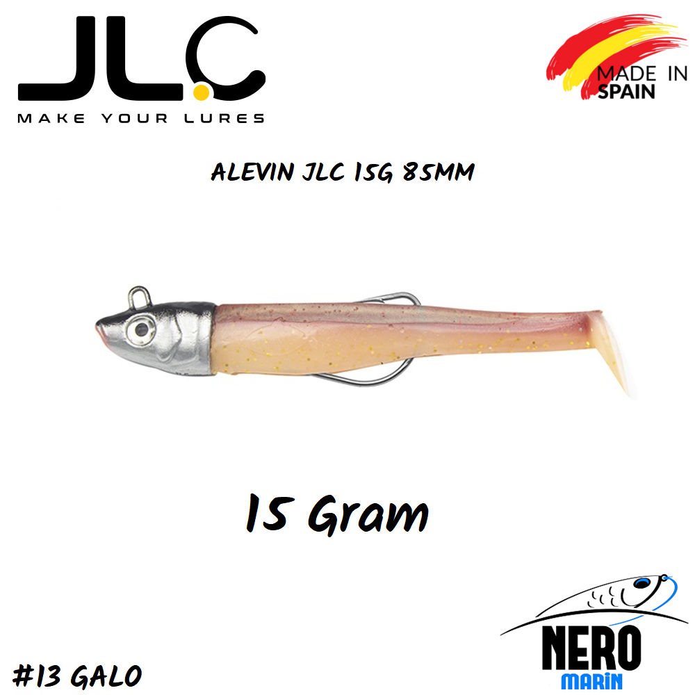 JLC Alevin Silikon Balık 15gr. Kafa 85mm Vücut #13 Galo