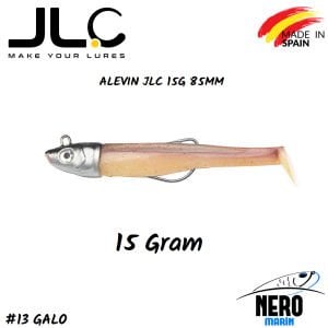 JLC Alevin Silikon Balık 15gr. Kafa 85mm Vücut #13 Galo