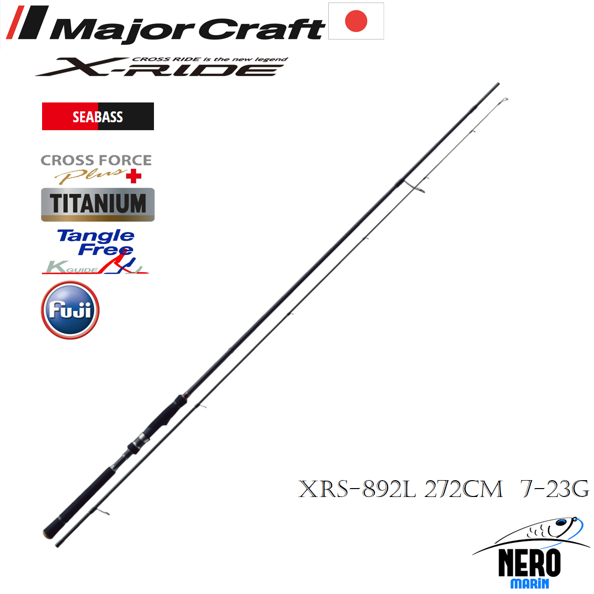 MC X-Ride XRS-892L Seabass Spin Kamış  272cm  7-23g
