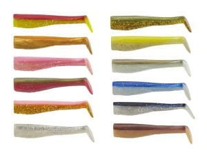 JLC Alevin Silikon Balık 85mm Yedek Vücut 2'li Paket #1 Red Yellow