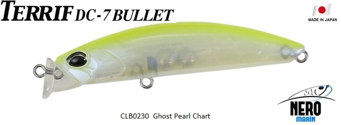 Terrif DC- 7 Bullet  CLB0230 / Ghost Pearl Chart