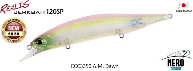 Realis Jerkbait 120SP CCC3350 A.M. Dawn