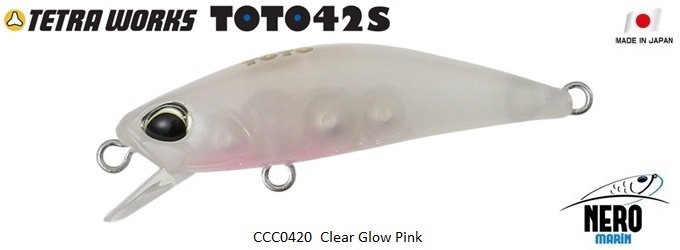 Tetra Works Toto 42S  CCC0420 / Clear Glow Pink