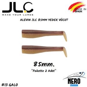JLC Alevin Silikon Balık 85mm Yedek Vücut 2'li Paket #13 Galo