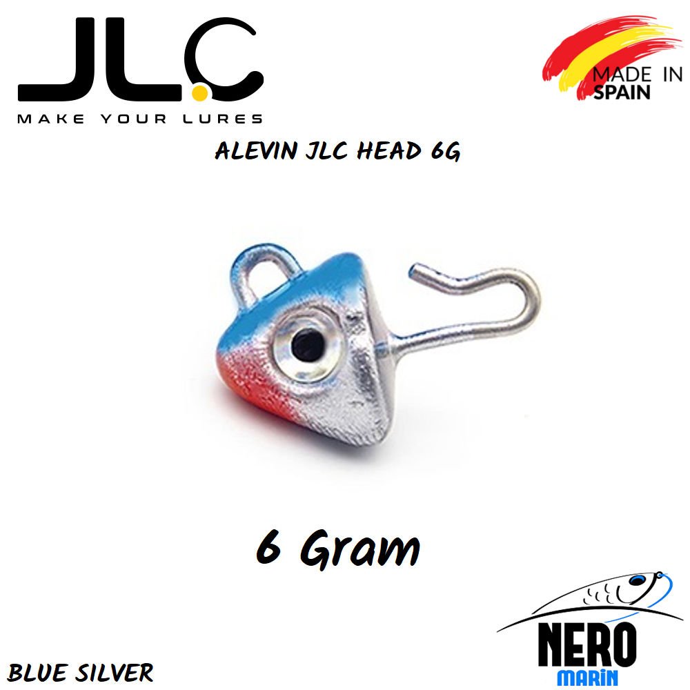 JLC Alevin Silikon Balık Yedek Kafa 6gr. Blue Silver