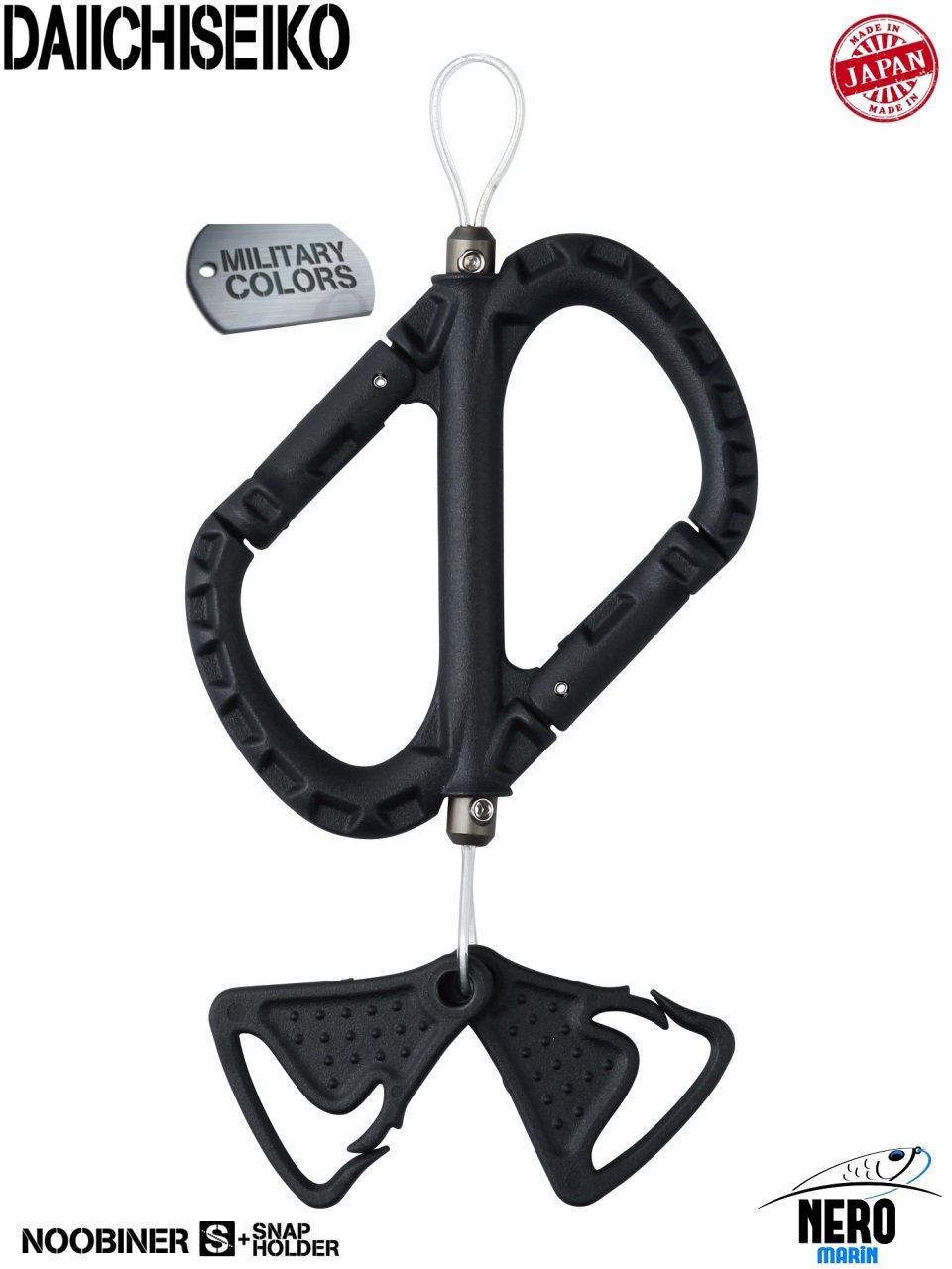Daiichiseiko Noobiner S + Snap Holder Black