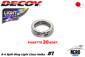 Decoy R-4 Split Ring Light Class Halka #1 20Lb. (20 Adet / Paket)