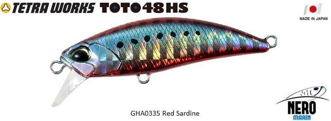 Tetra Works Toto 48HS  GHA0335 / Red Sardine