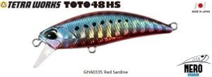 Tetra Works Toto 48HS  GHA0335 / Red Sardine