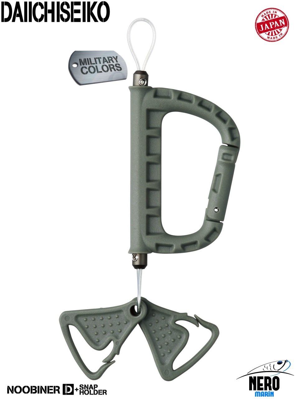 Daiichiseiko MC Noobiner D + Snap Holder (Klips Tutucu) Foliage Green
