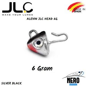 JLC Alevin Silikon Balık Yedek Kafa 6gr. Black Silver