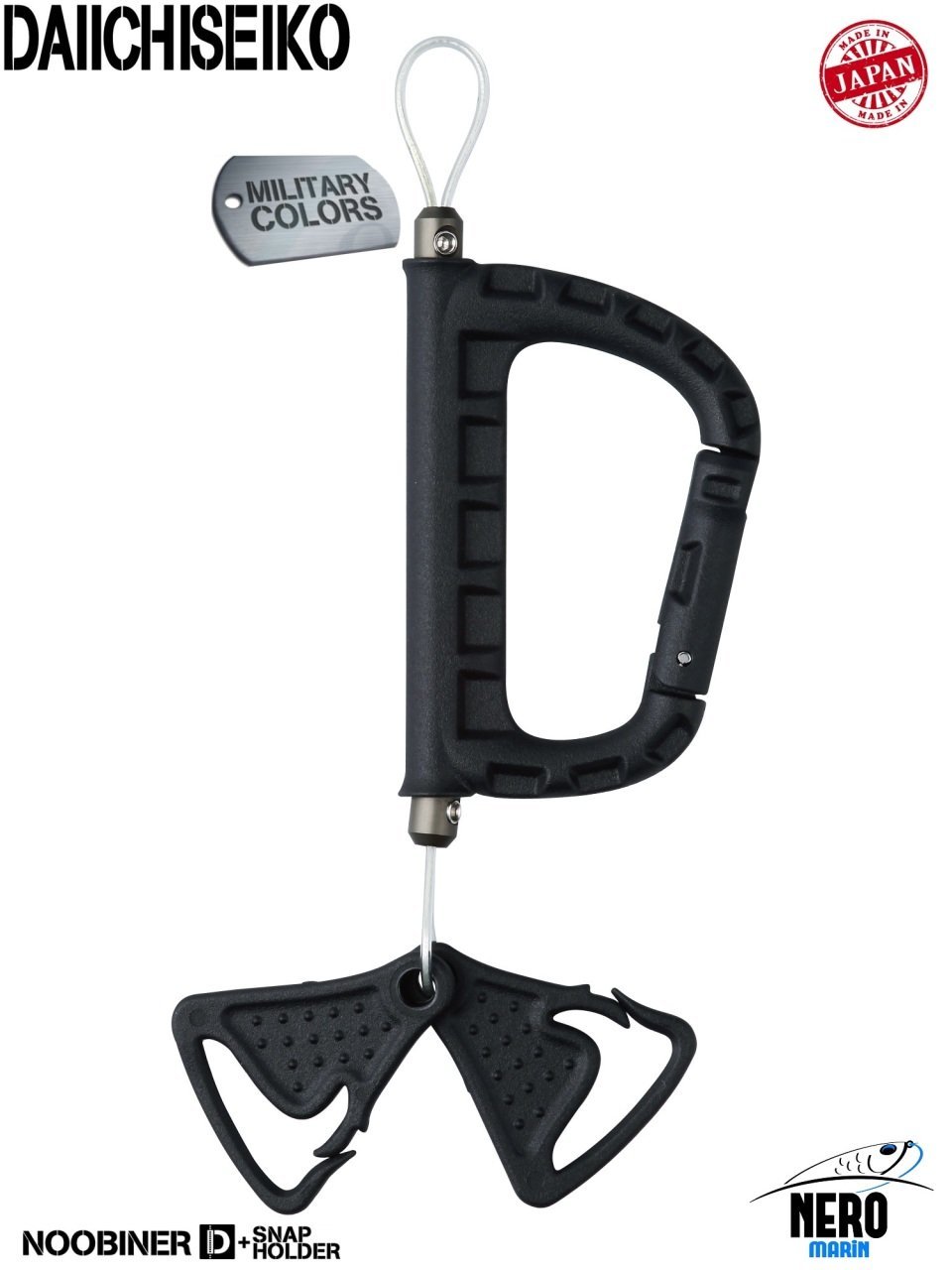 Daiichiseiko MC Noobiner D + Snap Holder (Klips Tutucu) Black