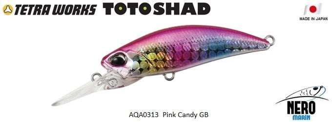 Tetra Works Toto Shad 48S  AQA0313 / Pink Candy GB