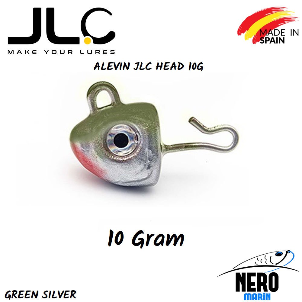 JLC Alevin Silikon Balık Yedek Kafa 6gr. Green Silver