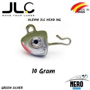 JLC Alevin Silikon Balık Yedek Kafa 6gr. Green Silver