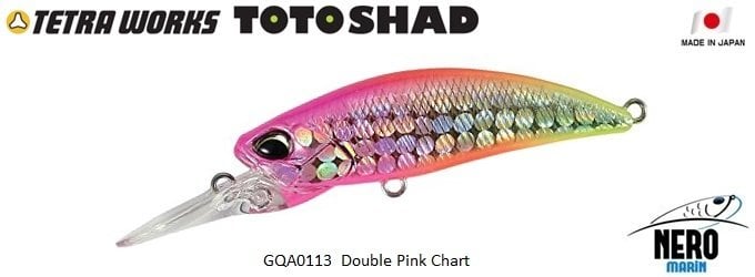 Tetra Works Toto Shad 48S  GQA0113 / Double Pink Chart