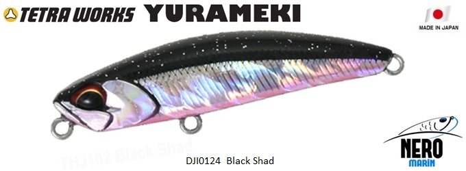 Tetra Works Yurameki  DJI0124 / Black Shad
