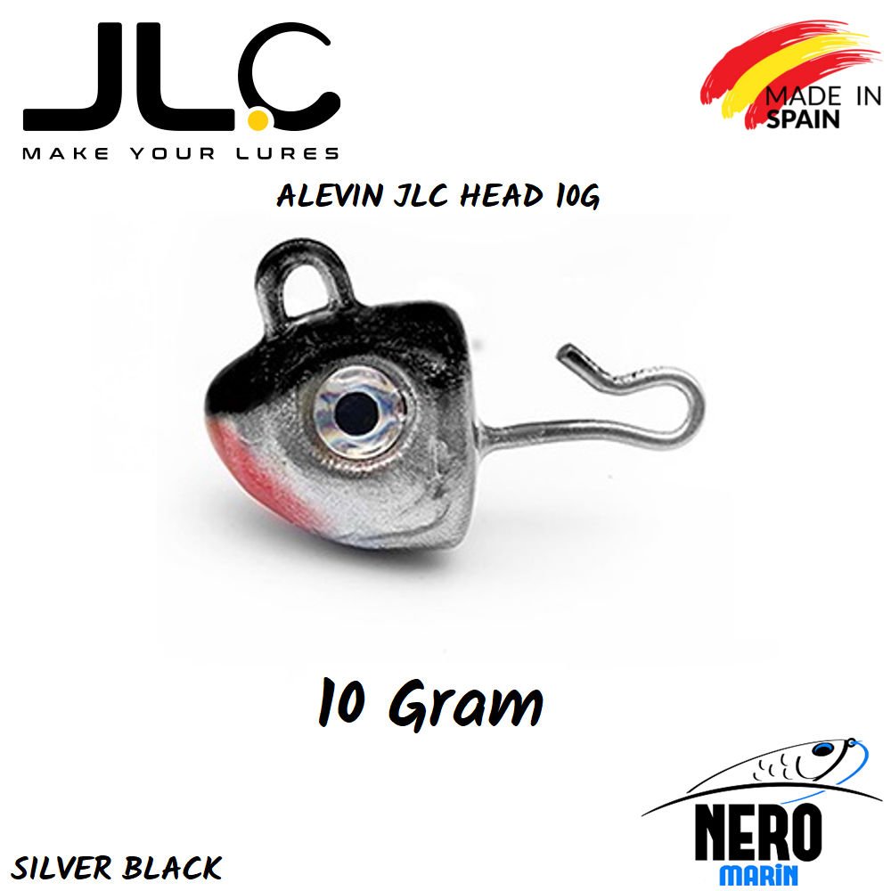 JLC Alevin Silikon Balık Yedek Kafa 10gr. Black Silver