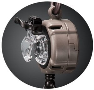 Daiichiseiko Crip On Reel + Microcase Dark Earth