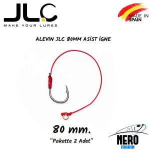 JLC Alevin Silikon Balık Asist iğne 80mm