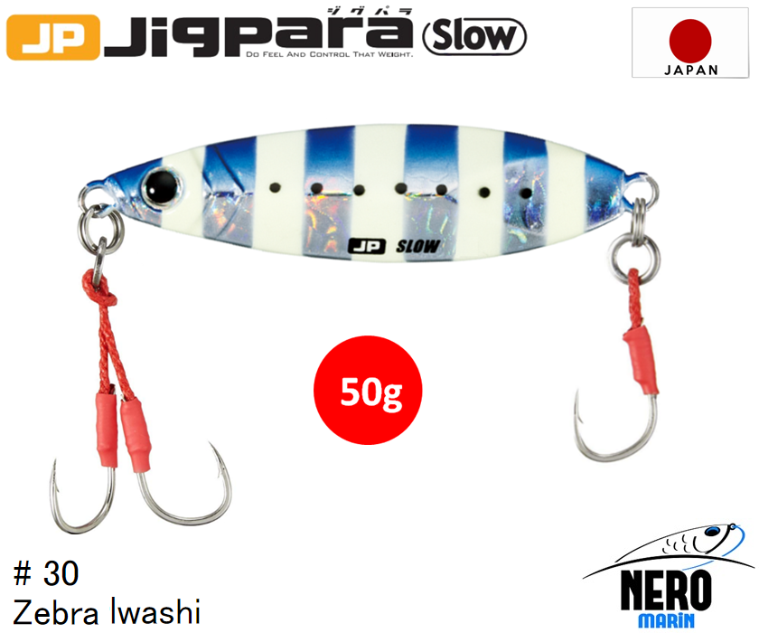 MC Jigpara Slow JPSLOW-50gr #30 Zebra Iwashi