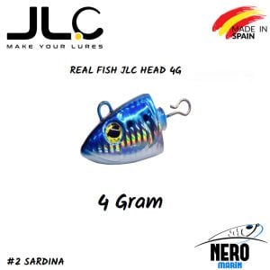 JLC Real Fish Yedek Kafa 4gr. 2'li Paket #2 Sardina