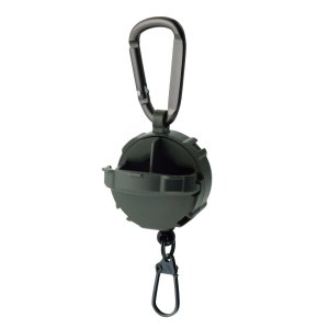 Daiichiseiko Carabiner Reel + Microcase Foliage Green