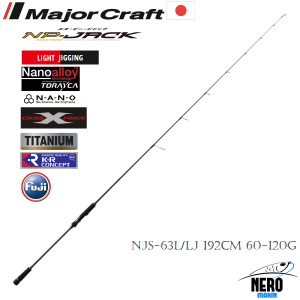 MC NP-Jack NJS-63L/LJ Offshore Light Jigging Kamış 192cm 60-120g