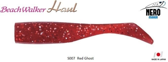 Beach Walker Haul Shad 4  S007 / Red Ghost