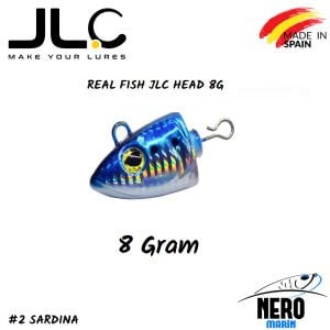 JLC Real Fish Yedek Kafa 8gr. 2'li Paket #2 Sardina