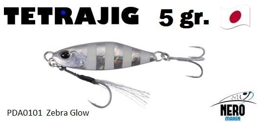 Tetra Works Tetrajig 5gr.  PJA0101 / Zebra Glow
